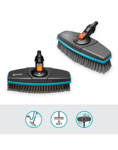 GARDENA "Cleansystem" minkštas plovimo šepetys