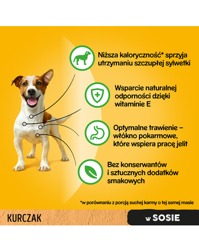 Kurczak i warzywa w sosie 0.1 kg