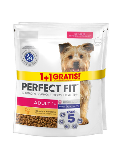 (Adult 1+) 2x825g Bogaty w kurczaka - sucha karma dla psa małych ras