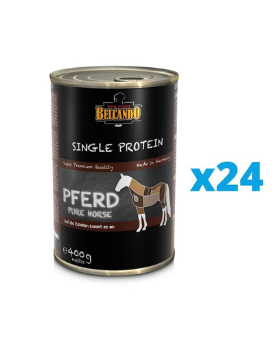 BELCANDO Single Protein Konina 24x400 g mokra karma dla psa