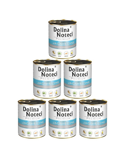DOLINA NOTECI Premium Bogata W Jagnięcinę 6x800g