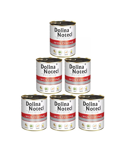 DOLINA NOTECI Premium Bogata W Wołowinę 6x800 g
