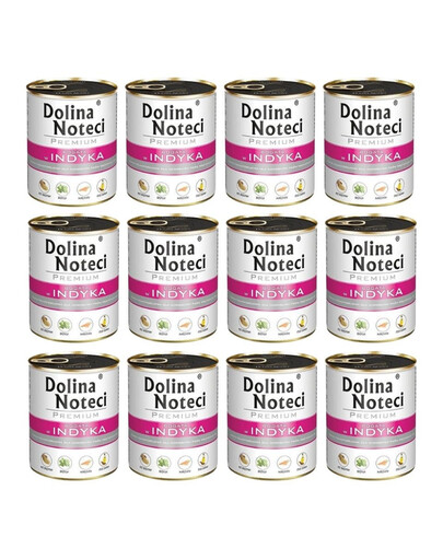 DOLINA NOTECI Premium Bogata W Indyka 12x800g
