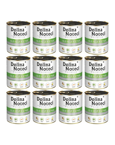 DOLINA NOTECI Premium Bogata W Dziczyznę 12x800g