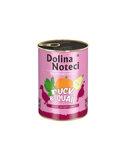 Premium SuperFood kaczka z przepiórką 400 g