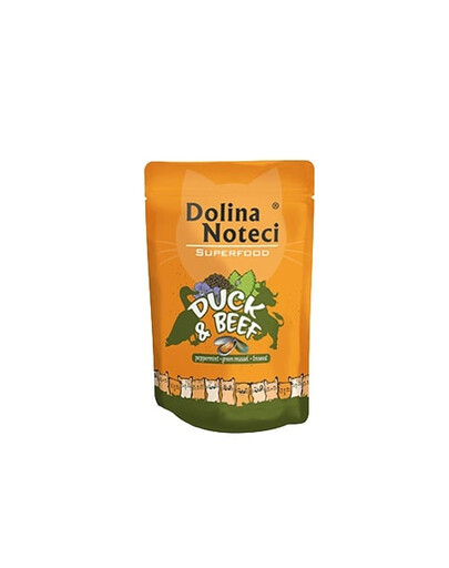 Superfood kaczka i wołowina 85g mokra karma dla kotów