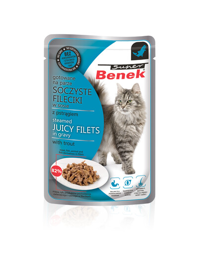 Super Fileciki w sosie z pstrągiem 85 g