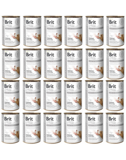 BRIT Veterinary Diet Dog Joint & Mobility karma na stawy dla psa 24x400 g