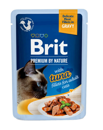 Premium Cat Fillets in Gravy mokra karma z tuńczykiem w sosie dla kotów 24x85g