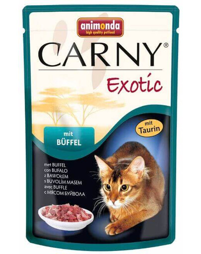 Carny exotic z mięsem bawolim 0.085 kg