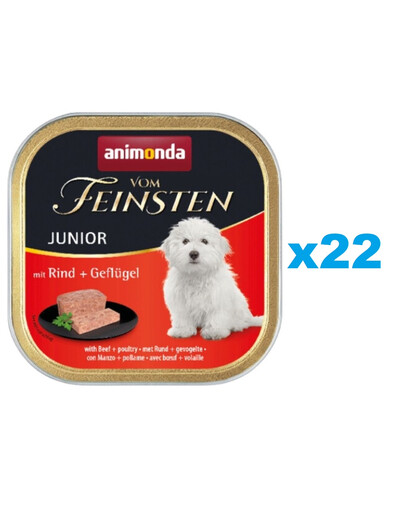 ANIMONDA vom Feinsten Junior wołowina i drób 22x150g