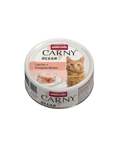 Carny ocean łosoś sardynki 0.08 kg