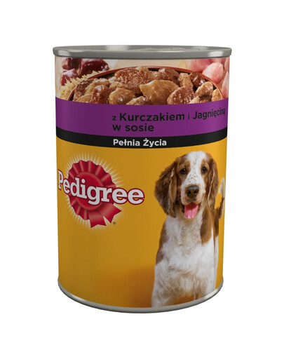 Puszka kurczak i jagnięcina w sosie 400 g