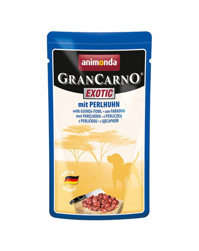 GranCarno Exotic mokra karma z perliczką 125 g