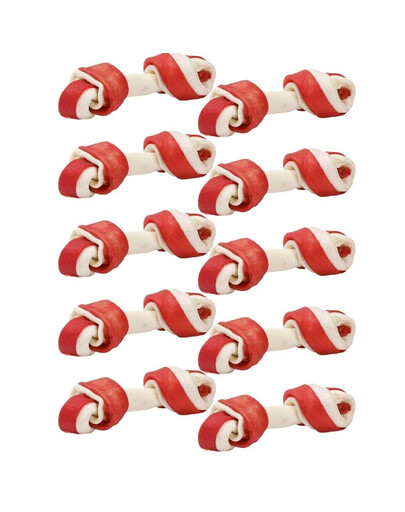 Baltasis bekonas su kaulu 11cm 10vnt.
