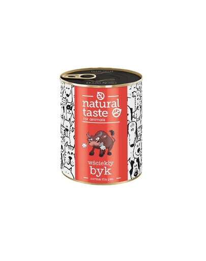 Natural Taste Wściekły Byk 400 g puszka dla psa