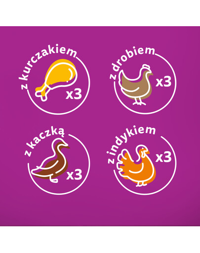 WHISKAS Junior saszetka 85g mokra karma dla kociąt z kurczakiem w galaretce