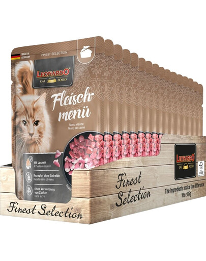 Finest Selection Mięsne menu dla kota 16 x 85 g