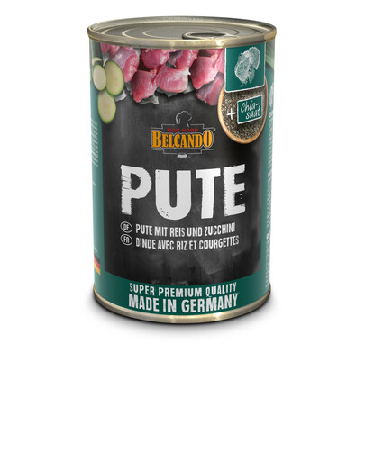 Super Premium dla psa Indyk, ryż, cukinia 6 x 400 g