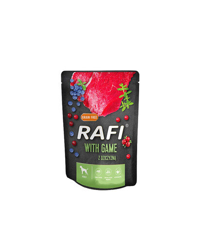Rafi z dziczyzną saszetka dla psa 300 g