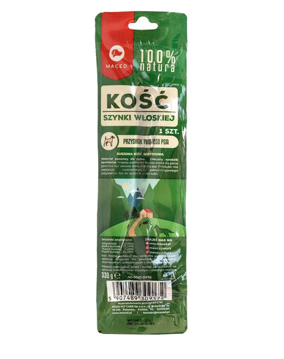 MACED 100 % Natura itališkos kumpio kaulas, 1 vnt.