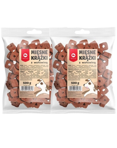 MACED Kukuliai su jautiena 2x500 g