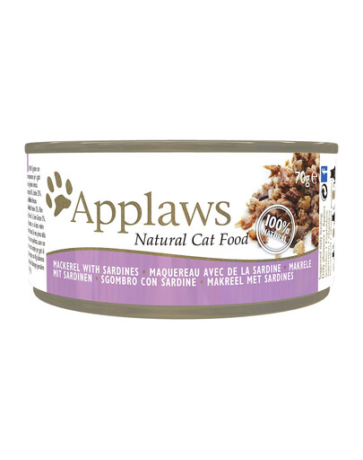 APPLAWS Puszki w bulionie dla kota 72 x 70 g