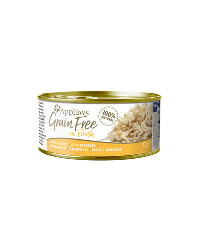 APPLAWS Grain Free puszki z sosem dla kota 72 x 70 g