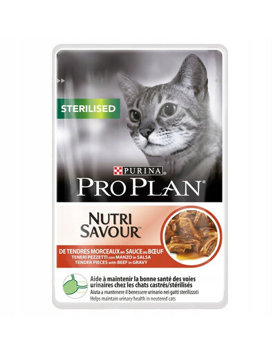 PRO PLAN Sterilised 26 x 85 g wołowina dla kotów kastrowanych