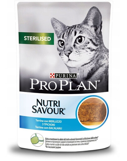 PRO PLAN Sterilised 24 x 85 g dorsz dla kotów kastrowanych