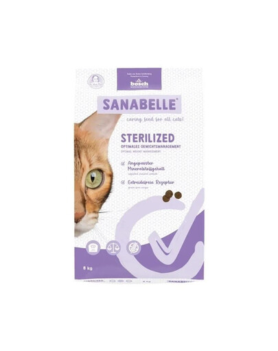 SANABELLE Sterilized 8 kg katėms sterilizuotoms