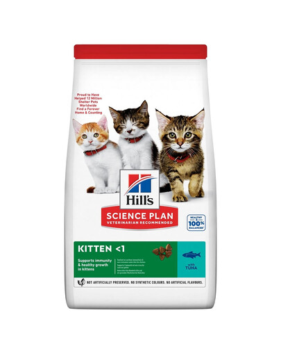 HILL'S Science Plan Kitten su tunu 7 kg sausa maistas kačiukams