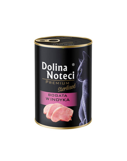 DOLINA NOTECI Premium Sterilisedc Turtingas kalakutiena katėms po sterilizacijos 400 g