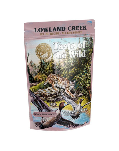 TASTE OF THE WILD Lowland Creek 85 g šlapias maistas su kalakutiena katėms