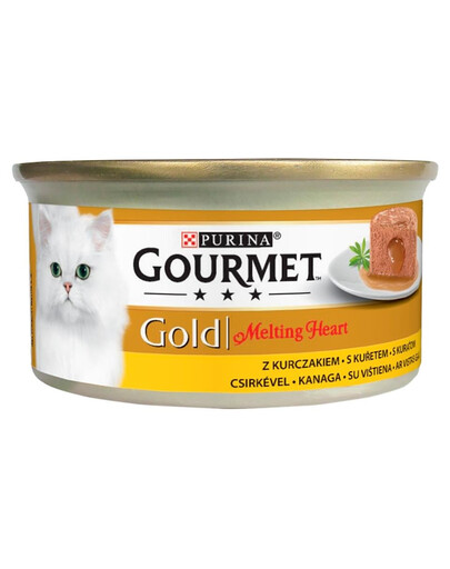 Gold Melting Heart Kurczak 85g mokra karma dla kotów