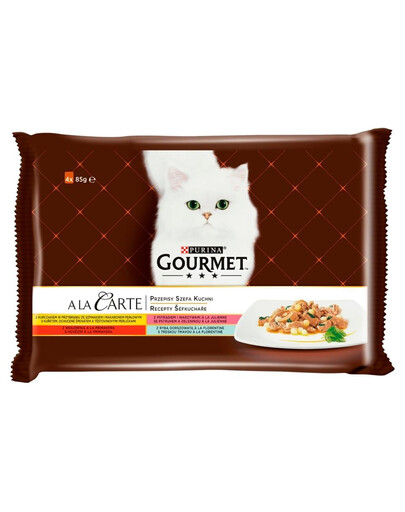a La Carte kolekcja przepisów szefa kuchni 48x85g mokra karma dla kotów