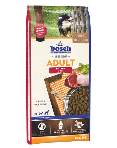 BOSCH Adult Aviena su ryžiais 15 kg + MACED Triušio ausis 2 vnt.