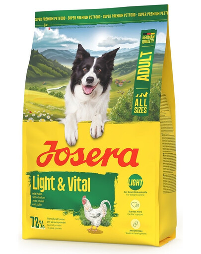 JOSERA Light Vital 3kg šunims svorio kontrolei palaikyti