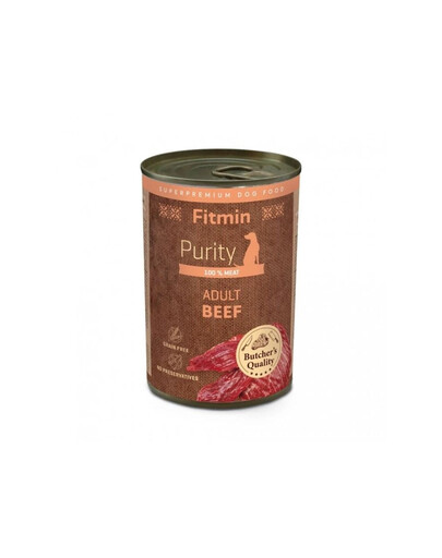 FITMIN Purity Adult Dog Beef 400g jautiena šunims