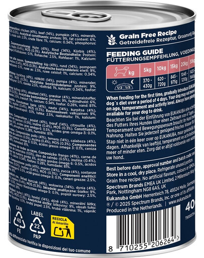 EUKANUBA Life Care Senior Rich in Beef 400 g paštetas vyresniems šunims, turintis jautienos ir moliūgo