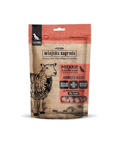 WIEJSKA ZAGRODA Avinžinių kąskių skanėstas šunims 100 g