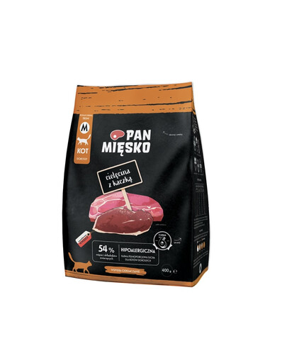 PAN MIŠKO Veršiena su antis katėms traškučiai M 400 g