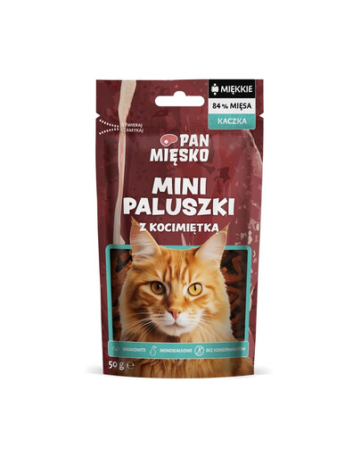 PAN MIĘSKO Mini lazdeles Antiena su katžole skanėstas katei 50 g