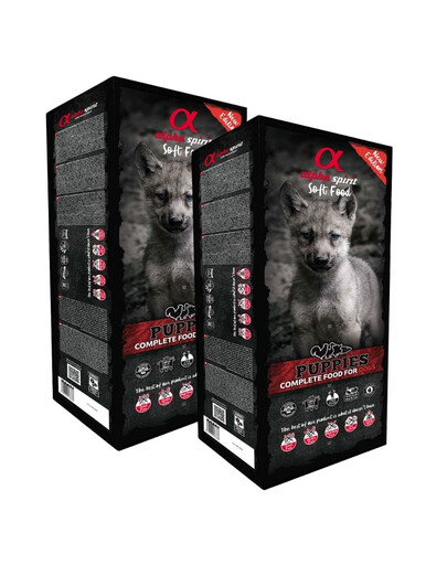 ALPHA SPIRIT Visavertis sausas minkštas ėdalas šuniukams 18 kg (2x9 kg)