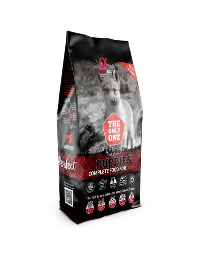 ALPHA SPIRIT Visavertis sausas šuniukų maistas 2 x 12 kg