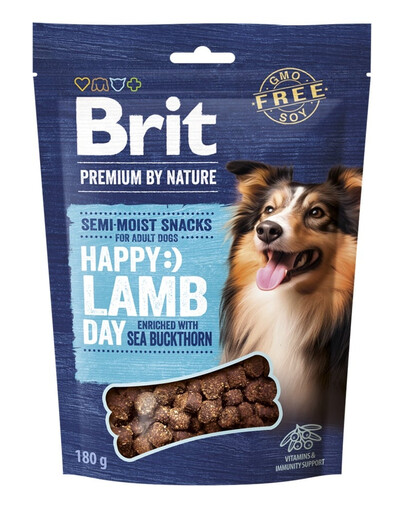 BRIT Premium Dog Semi-moist Snack Lamb 180 g pusiau drėgnas skanėstas šunims