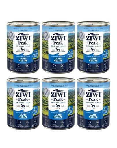 ZIWIPEAK Dog Lamb Jagnięcina 6x390 g