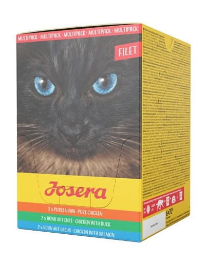 JOSERA Multipack Filet 6x70 g drėgna maistas suaugusiems katėms