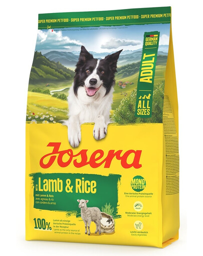 JOSERA Lamb and Rice Adult 3kg monoproteininė maistas šunims