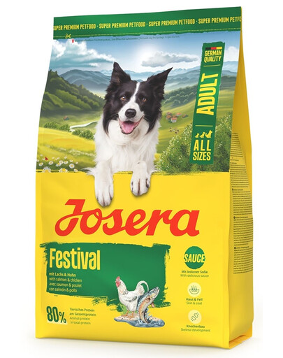 JOSERA Festival 3kg skirtas išrankiesiems šunims su skaniu padažu